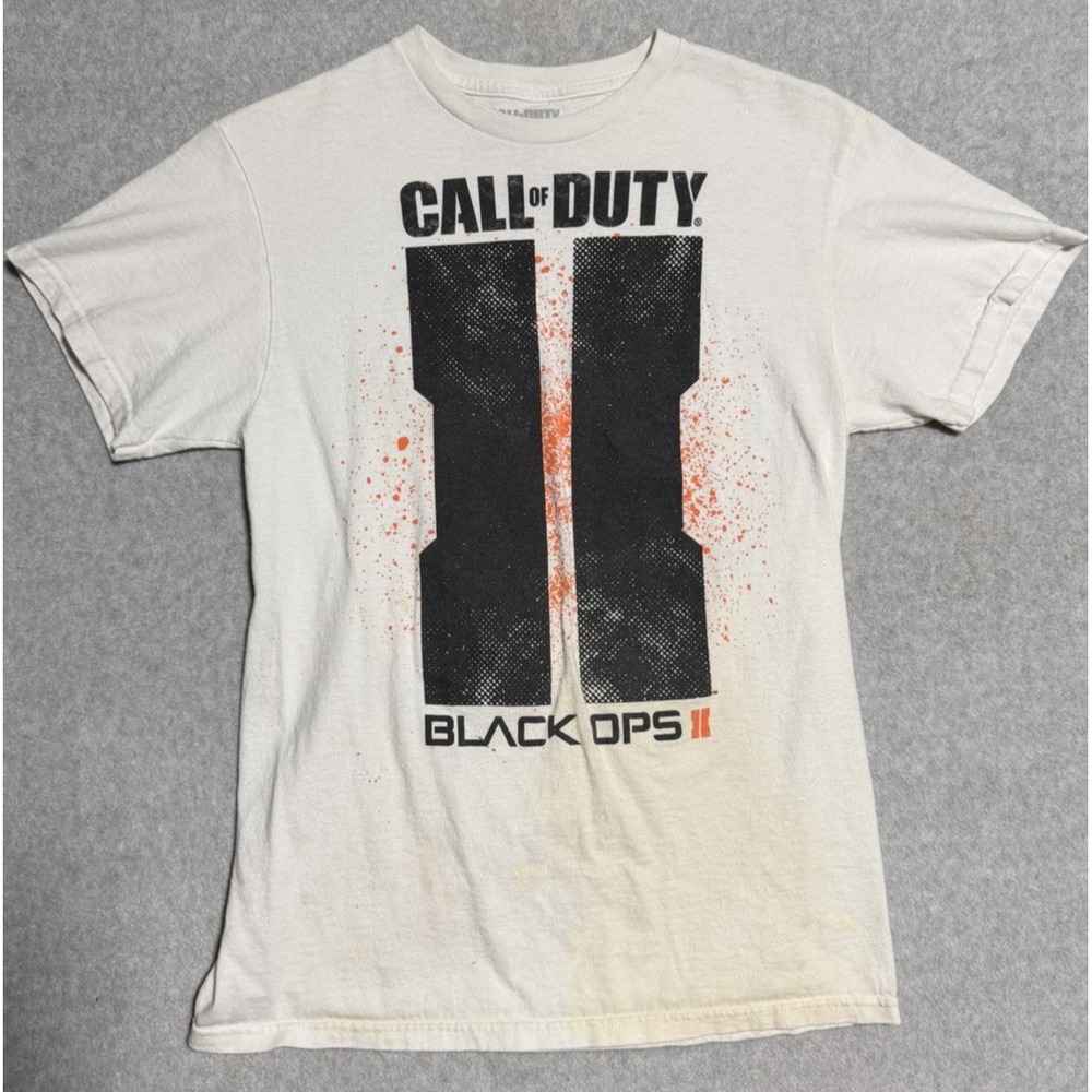 Y2K 2012 Call Of Duty Black Ops 2 T Shirt Mens Medium Video Game Promo